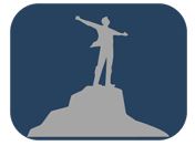 man-on-top-of-rock-icon
